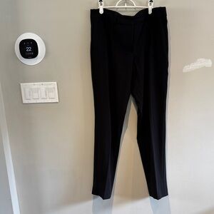 Armani Collezioni US 12 black straight leg pants